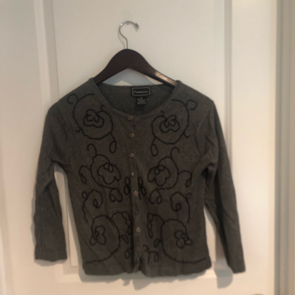 Duemila Silk and Cashmere Cardigan